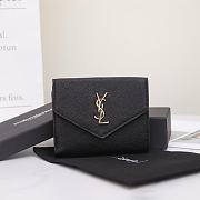 YSL Uptown black wallet  - 1