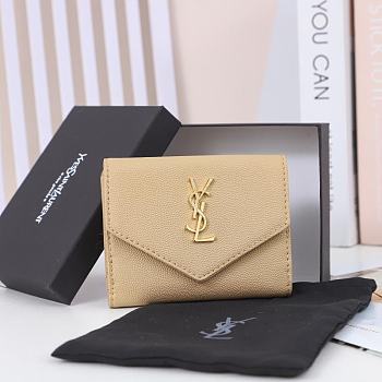 YSL Uptown beige wallet