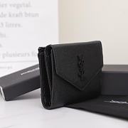 YSL Uptown all black wallet - 6