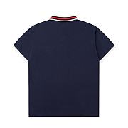 Gucci cotton piquet blue  polo  - 5