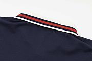 Gucci cotton piquet blue  polo  - 2