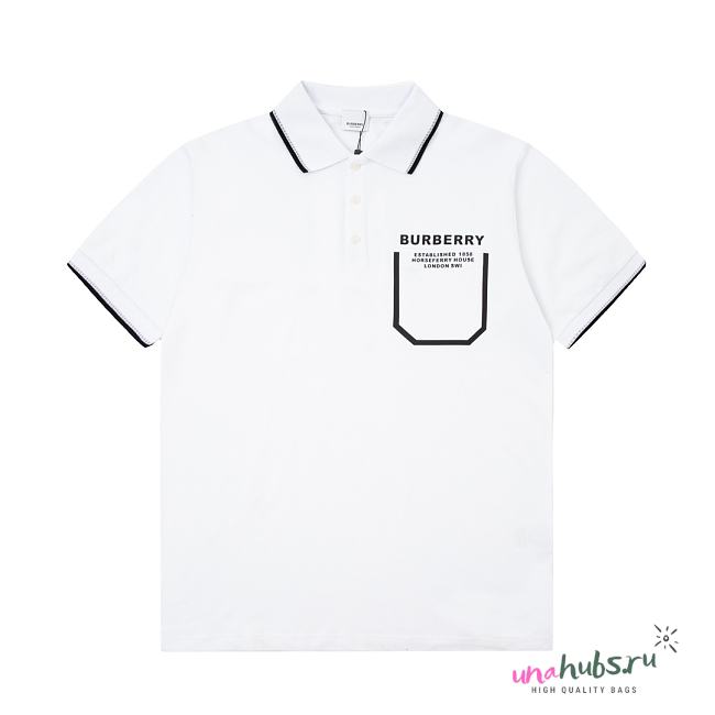 Burberry white polo - 1