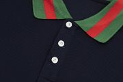 Gucci cotton piquet black polo - 6