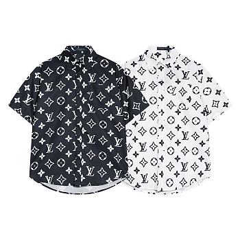 Louis vuitton logo shirt ( black/ white)