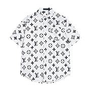 Louis vuitton logo shirt ( black/ white) - 2