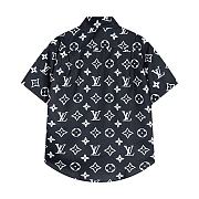 Louis vuitton logo shirt ( black/ white) - 3