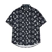 Louis vuitton logo shirt ( black/ white) - 5