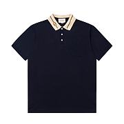 Gucci blue cotton polo  - 1