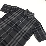 Burberry Short Sleeve Black Shirt - 5