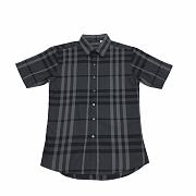 Burberry Short Sleeve Black Shirt - 4