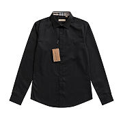 Burberry Long Black Sleeve Shirt - 1