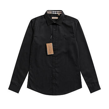 Burberry Long Black Sleeve Shirt