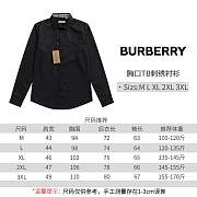 Burberry Long Black Sleeve Shirt - 6