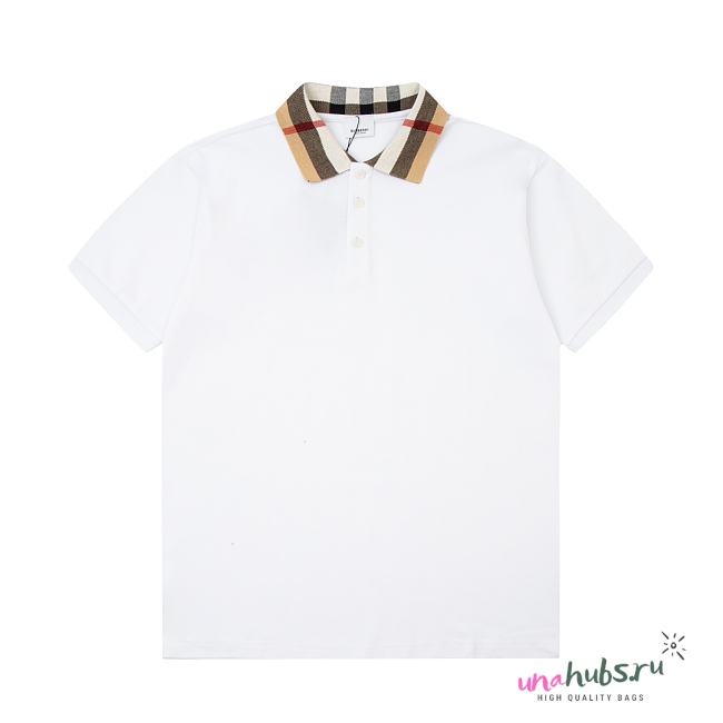 Burberry white polo 02 - 1