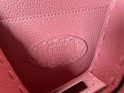 Fendi Peekaboo ISeeU small pink topstitching bag - 3