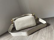 Fendi Baguette white topstitching bag - 2