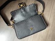 Fendi Baguette black topstitching bag - 5