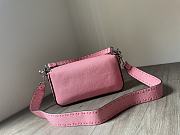 Fendi Baguette pink topstitching bag - 5