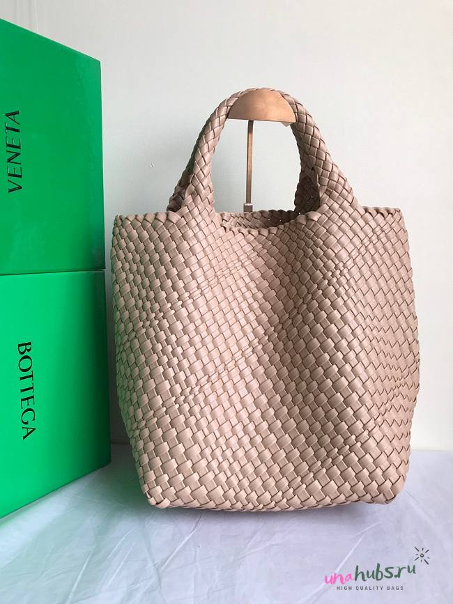 Bottega Veneta woven beige tote bag - 1