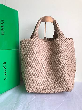 Bottega Veneta woven beige tote bag