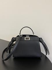 Fendi Peekaboo mini black leather bag - 3