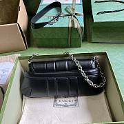 Gucci Horsebit small chain black leather bag - 6