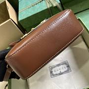 Gucci horsebit 1955 small brown shoulder bag - 2