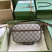 Gucci horsebit 1955 small monogram shoulder bag - 4