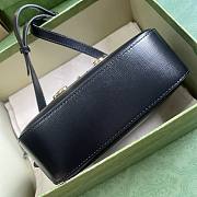 Gucci horsebit 1955 small black shoulder bag - 4