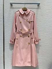 BURBERRY Pink Trench Coat - 1