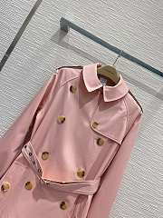 BURBERRY Pink Trench Coat - 6