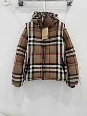 Burberry two-wear checked quilted jacket - 1