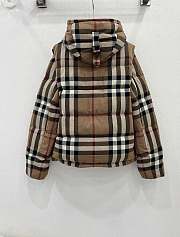 Burberry two-wear checked quilted jacket - 5