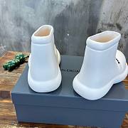 Balenciaga short white rubber boots  - 6