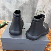 Balenciaga short black rubber boots - 6