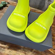 Balenciaga short neon rubber boots - 2