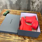 Balenciaga short red rubber boots - 2