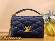 Louis Vuitton GO-14 MM blue bag M23682  - 1