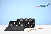 Louis Vuitton Felicie Pochette Bicolor black bag - 1