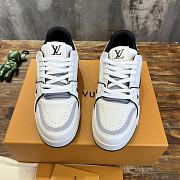 Louis Vuitton Trainer Marine White 1ABFA9 Shoes - 5