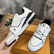 Louis Vuitton Trainer Marine White 1ABFA9 Shoes - 3