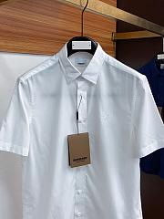 Burberry short sleeved white shirt - 3