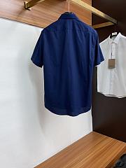 Burberry short sleeved blue shirt - 2