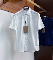 Burberry short sleeved white shirt - 1