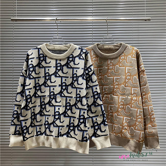 Dior sweater ( blue/ brown) - 1