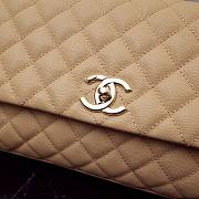 Chanel Coco beige grained leather gold hardware 29cm bag - 2