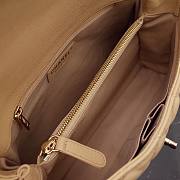 Chanel Coco beige grained leather gold hardware 29cm bag - 5