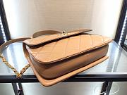 Chanel Trendy Cc Flap Bag Dark Caramel Lambskin Bag - 6