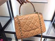 Chanel Trendy Cc Flap Bag Dark Caramel Lambskin Bag - 3