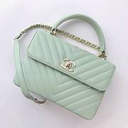 Chanel Trendy Cc Flap Mint Lambskin Bag - 1